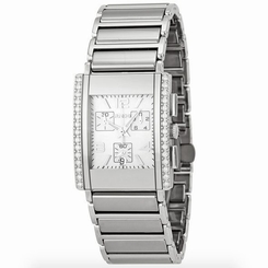 NWOT Men's Rado Integral Jubile�� Chronograph R20670902 Diamond St Steel Watch