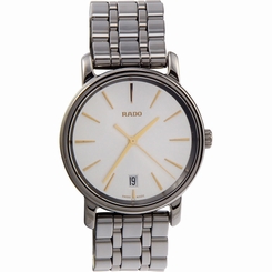 Rado R14064107 Diamaster Ceramic Mens Watch - Silver Dial