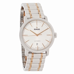 Rado Diamaster XL Series Mens Silver Dial Two Tone Swiss Quartz Watch R14077113