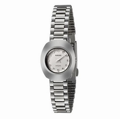 NWOT Ladies Rado Original Diastar R12558103 Silver Dial Stainless Steel Watch