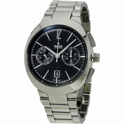 Rado D-Star Black Dial Grey Ceramic Men's Watch