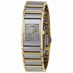 NWOT Ladies Rado Integral Jubile�� R20795702 Two Tone Diamond Swiss Quartz Watch