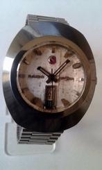 Genuine Rado 1966Model  Diastar Excellent Working Condition Steel Finish  D&Date