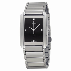 Rado Integral Black Dial Stainless Steel Ladies Quartz Watch R20997713