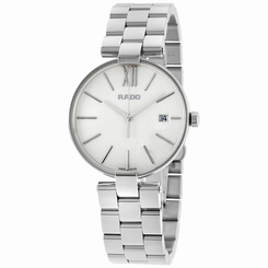 Rado Coupole White Dial Ladies Stainless Steel Watch R22852013