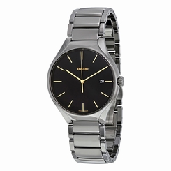Rado True Black Dial Ceramic Mens Watch R27239152