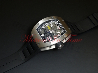 Richard Mille RM-029 Skeleton 39.7mm Titanium Automatic Black Rubber Strap