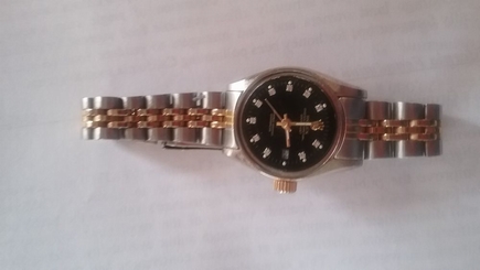  Vintage Men's Rolex 16013 1978 Datejust Stainless+18K Gold Diamond Dial Watch