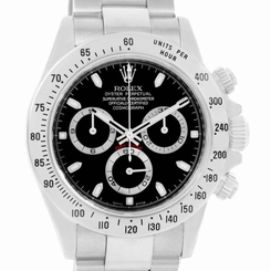 Rolex Cosmograph Daytona Stainless Steel Black Dial Mens Watch 116520 845960008211