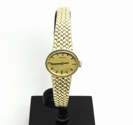 1960's Vintage Swiss ROLEX Montres 14k Gold Braid Mesh Weave Bracelet Watch 8194