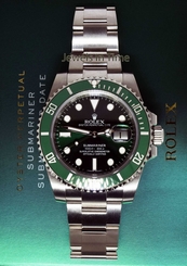 NEW Rolex Green Submariner 116610 Steel Ceramic Mens Watch Box/Papers 116610LV