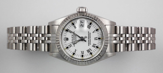 Ladies Rolex Oyster Perpetual DateJust - White Roman Numeral Dial (1984)