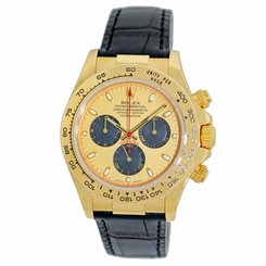 ROLEX 40mm 18K Yellow Gold Daytona Cosmograph Paul Newman # 116518 Box Warranty