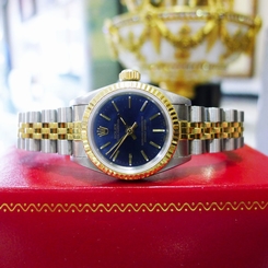 Ladies ROLEX Oyster Perpetual Ref: 67173 Steel Yellow Gold Watch c. 1991