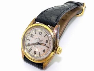 Rolex Pall Mall Observatory Red Dial Watch 4270 Vintage Steel Yellow Gold Filled