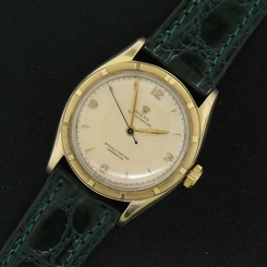 RARE Vintage Men's 14k Yellow Gold Rolex Super Oyster Automatic Wrist Watch 6085