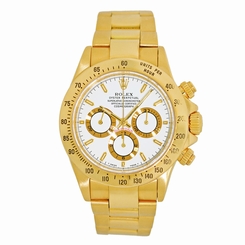ROLEX 18K Yellow Gold 40mm Daytona Cosmograph 16528 Zenith Box Warranty MINTY