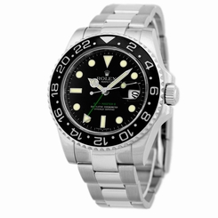 ROLEX Stainless Steel 40mm Ceramic GMT Master II # 116710 M Serial Box Warranty