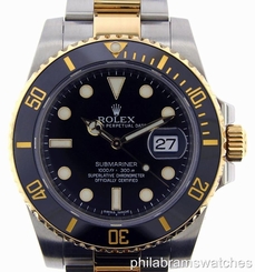 Rolex Submariner 116613LN Stainless Steel and Yellow Gold Two Tone G Serial B&P
