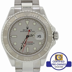2003 Rolex Yacht-Master Platinum Stainless Steel 16622 40mm SEL Watch