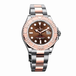 New 2016 Rolex Yacht Master Steel and 18K Everose Gold 40mm Watch 116621