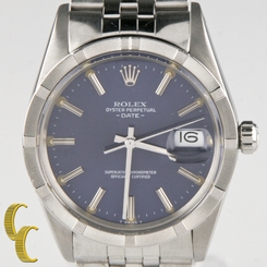 Rolex ? Men's Stainless Steel Oyster Perpetual Date Automatic Watch 15010 1987
