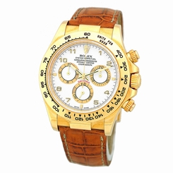 ROLEX 18K Yellow Gold Daytona Cosmograph 116518 K Serial Warranty Papers MINTY