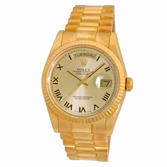 ROLEX 18K Yellow Gold 36mm Day Date President 118238 Box Warranty Papers MINTY