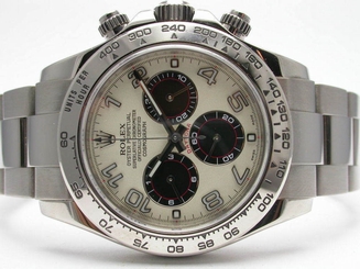 ROLEX 116509 DAYTONA COSMOGRAPH PANDA DIAL 18K WHITE GOLD BRACELET MENS WATCH