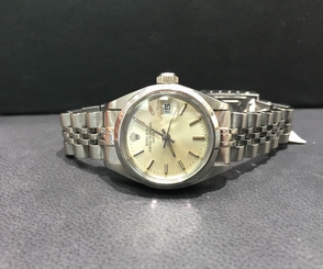 ROLEX LADIES DATE 6916 STAINLESS STEEL SMOOTH 7 MILLION COLLECTORS WATCH