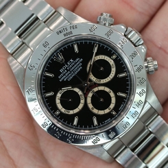 Rolex Cosmograph "Zenith" Daytona 16520 "Patrizzi" Mark IV Black Dial - Rare