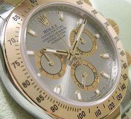 Rolex DAYTONA 116523 Mens Steel & Yellow Gold Oyster Bracelet Slate Dial 40MM 845960053839