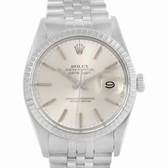 Rolex Datejust Steel Silver Dial Vintage Mens Watch 16030 Year 1980