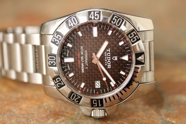 Tudor Hydronaut II 20030 Carbon Fiber Dial Rolex Automatic