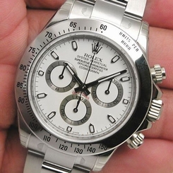 Rolex Cosmograph DAYTONA 116520 Stainless Steel Oyster White Index Dial 40MM 845960008211