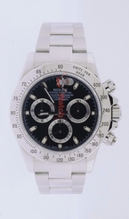 Fake AAA Rolex Daytona Cosmograph 116520 Black Dial Stainless Steel Mens Watch Watch