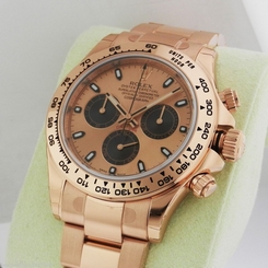 Rolex Cosmograph Daytona Men's Rose Gold Watch 116505 Pink Dial Retail:$37,450