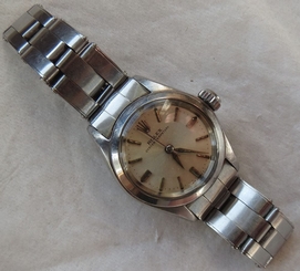 Rolex Oyster Perpetual Lady wristwatch ref. 6618 steel case  25 mm. in diameter