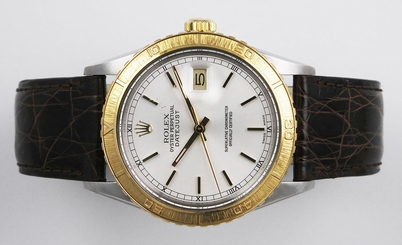 Rolex Oyster Perpetual Turn-o-Graph TOG 18K/SS - Original Silver Dial (1985)
