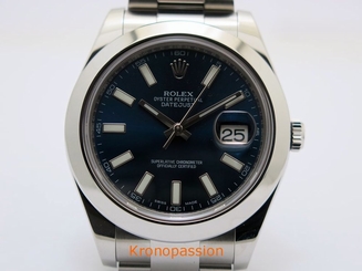Rolex Oyster Perpetual Datejust II 41mm Stainless Steel Blue Dial