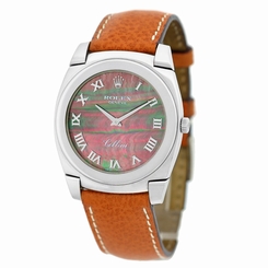 ROLEX 18K White Gold Cellini Cestello 5330 Factory Mother of Pearl Warranty MINT