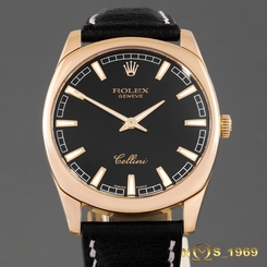 ROLEX CELLINI DANAOS XL 18K GOLD REF.4243/8 MANUAL MEN'S BOX &PAPERS