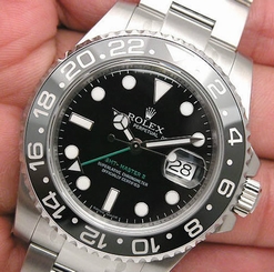 Rolex GMT MASTER II 116710LN Mens Stainless Steel Black Dial Ceramic Bezel 40MM 610074028635