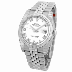 ROLEX Stainless Steel 18K White Gold 36mm Datejust Oyster 116234 WarrantyUNWORN  845960035095