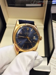 Rolex 1601 Oyster Perpetual Solid 18K Yellow Gold Datejust mens MINT !
