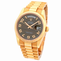 ROLEX 18K Rose Pink Gold Day Date President 118235 Z Serial Box Warranty MINTY