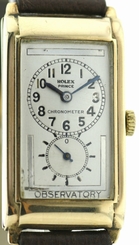  1930's Rolex Prince Chronometer Observatory Doctors Watch 9ct solid Gold 