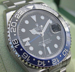 Rolex GMT MASTER II 116710 BLNR Mens Steel Black & Blue Ceramic BATMAN 40MM 845960048538
