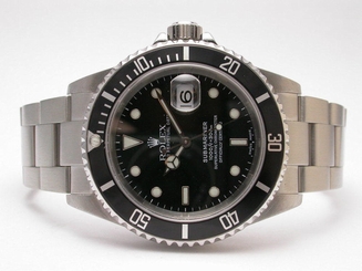 ROLEX 16610 SUBMARINER CHRONOMETER 40MM BLACK DIAL STAINLESS STEEL MEN'S WATCH