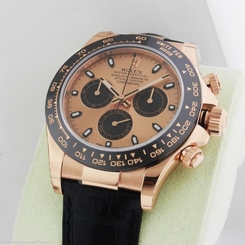 Rolex Cosmograph Daytona Rose Gold 116515 Pink Dial Everose Retail: $28,800